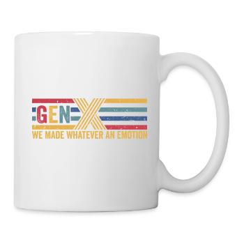 Lustige GEN X Geschenke - Tasse - Weiß - Rechts