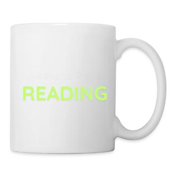 Minimalistischer botanischer Buch- und Blattdruck - Tasse - Weiß - Rechts