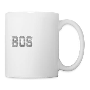 Boston Skyline Silhouette-Design - Tasse - Weiß - Rechts