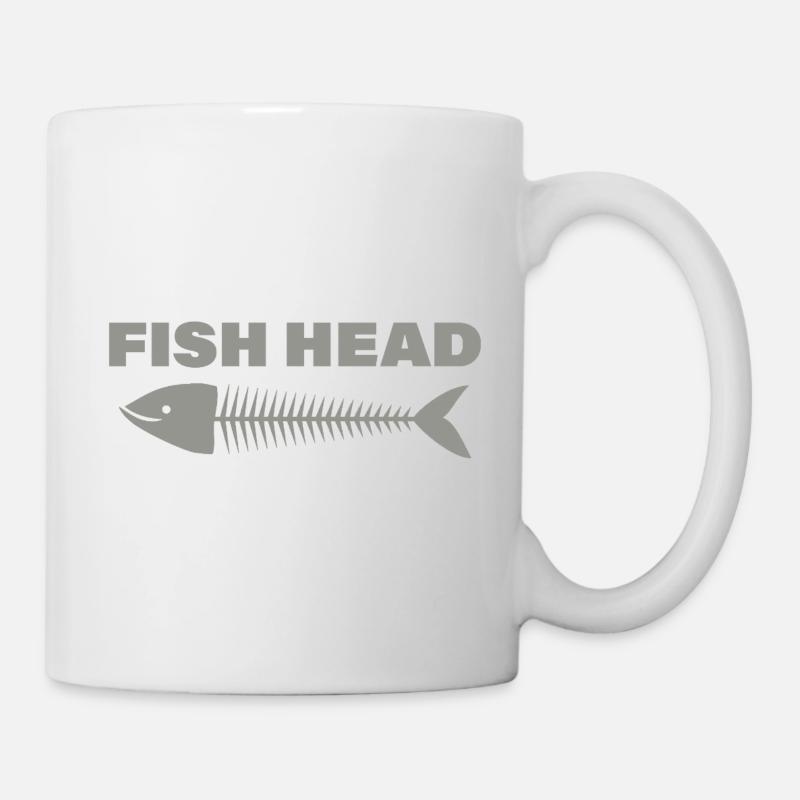 FISH HEAD - Tasse - Weiß