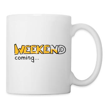 Weekend - Tasse - Weiß - Rechts