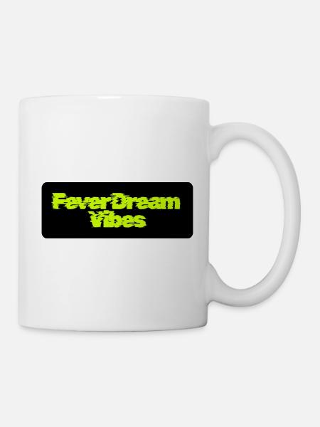 Fever Dream Vibes: Neon Lettering - Mug - white