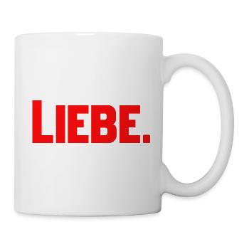 Liebe - Tasse - Weiß - Rechts