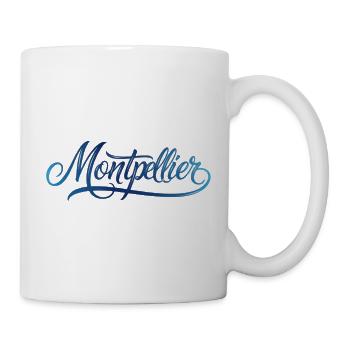 Abstract Montpellier color play on streetwear - Mug - white - Right