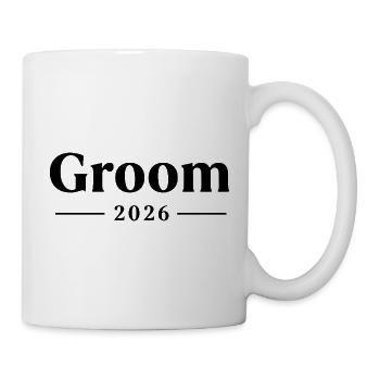 Groom 2026 - Tasse - Weiß - Rechts