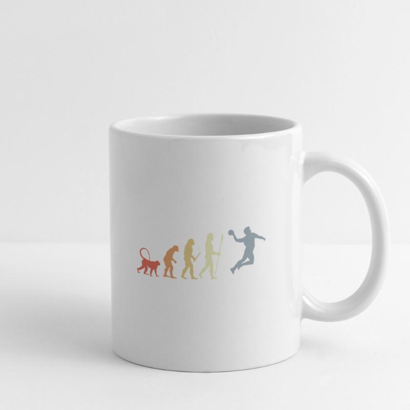 Evolution Handball Player Mug