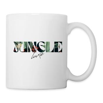 Jungle Luxe Tropical Schriftzug - Tasse - Weiß - Rechts