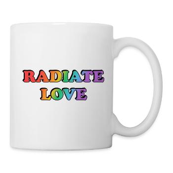 Radiate Love Rainbow Gradient - Mug - white - Right