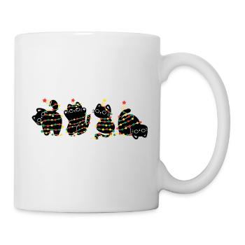  cat in christmas - Mug - white - Right