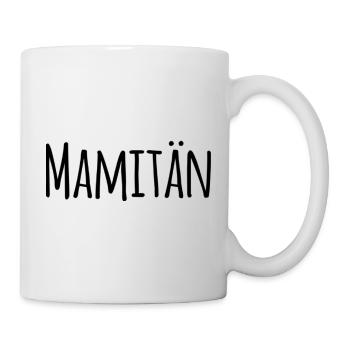 Mamitän Lustiges Wortspiel Kapitän Mama Anker - Tasse - Weiß - Rechts
