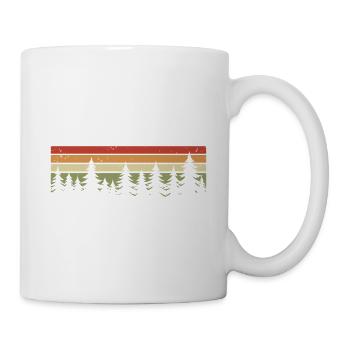 Forêt Nature Arbres Amoureux de la nature Amoureux de la forêt - Mug blanc - blanc - Droite