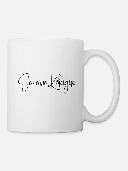 Soyez une reine - Mug blanc - blanc