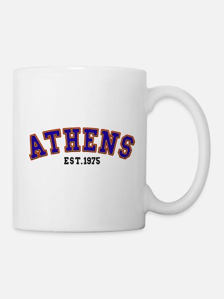 Athen Est.1975 - Tasse - Weiß