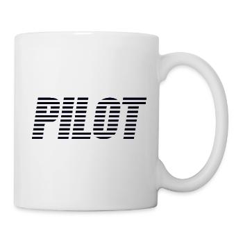 pilote - Mug blanc - blanc - Droite
