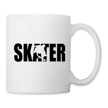 Classic Skater Design – Simple & Casual - Mug - white - Right