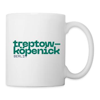 Treptow Köpenick Berlin - Schönes simples Design - Tasse - Weiß - Rechts