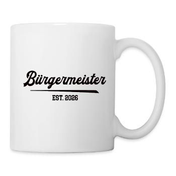 Mayor since 2026 Election Municipal Councillor Politician - Mug - white - Right