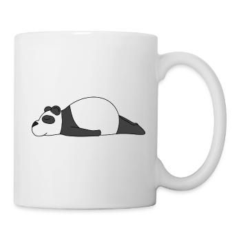 Lazy Panda DIY Costume – Cute Sleeping Panda Outfi - Mug - white - Right