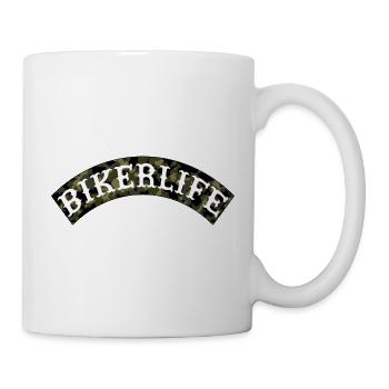 Biker_life_camouflage - Mug - white - Right