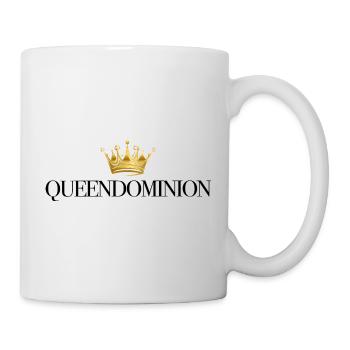 Goldene Krone Auf Schwarz - Tasse - Weiß - Rechts