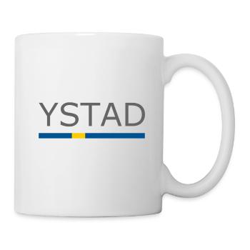 Sweden Flag - Ystad - Sverige - Schweden - Mug - white - Right