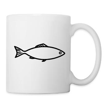 hareng - Mug blanc - blanc - Droite