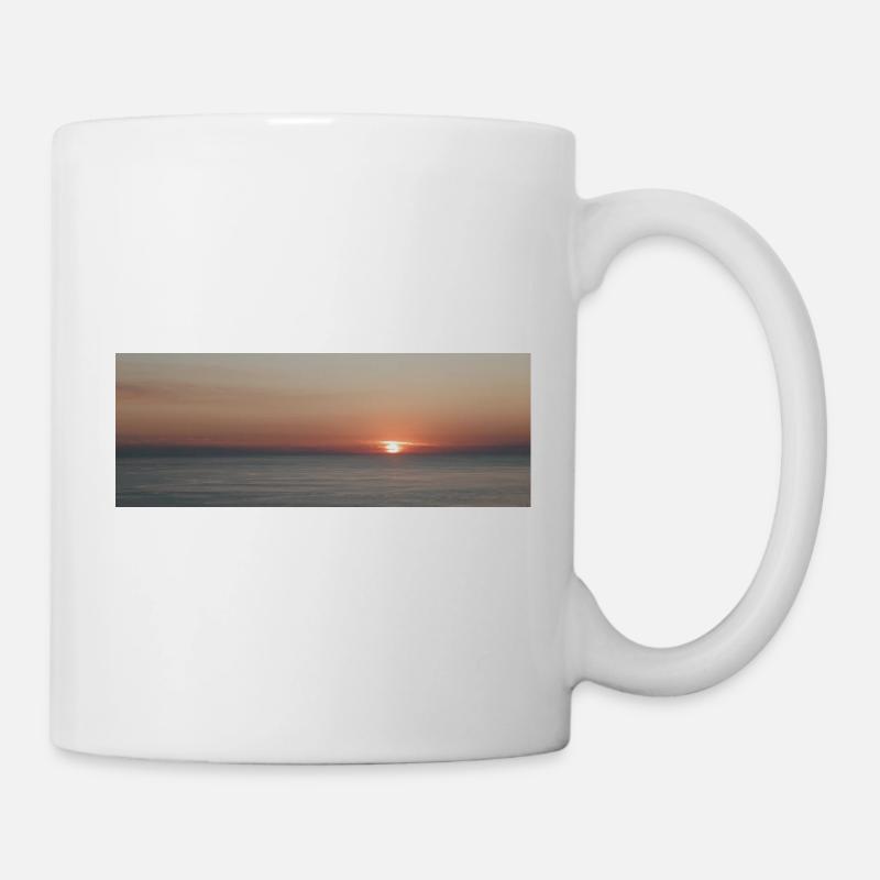 Sunset over the sea - Mug - white