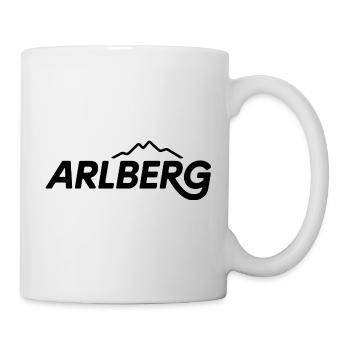 Arlberg - Souvenir Design - Tasse - Weiß - Rechts