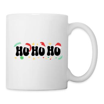 Ho Ho Ho Ho Chapeaux de Père Noël - Mug blanc - blanc - Droite