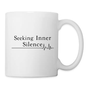 Seeking Inner Silence - Mug - white - Right