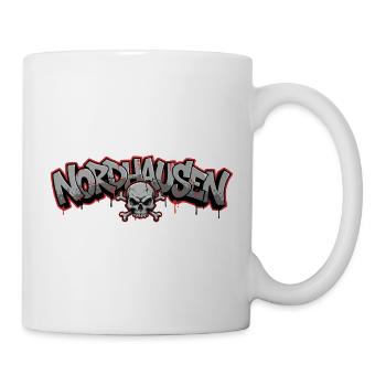 Nordhausen Graffiti Skull Thüringen - Tasse - Weiß - Rechts