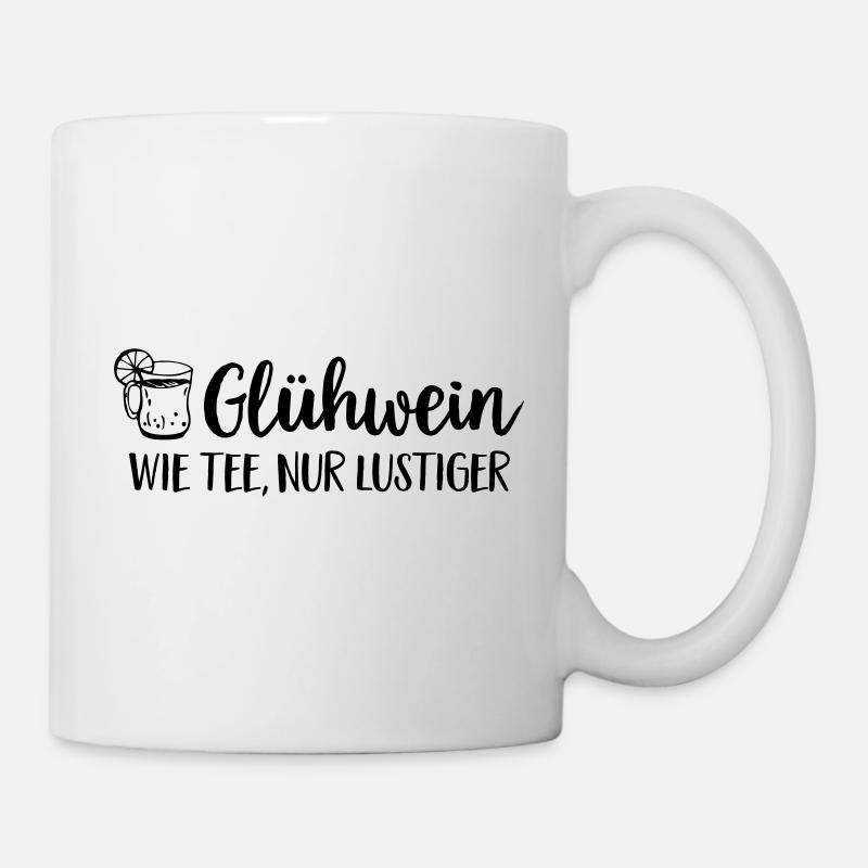 Mulled Wine Mug Saying Christmas - Mug - white