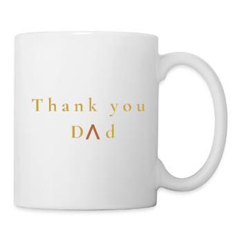 Thank you dad - Mug - white - Right