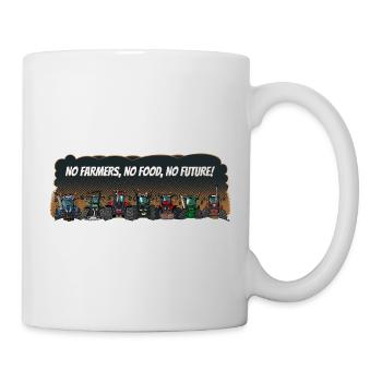 boeren_tshirt_new_landscape_EN - Tasse - Weiß - Rechts