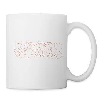 Berlin Graffiti Souvenir Throw - up - Mug - white - Right