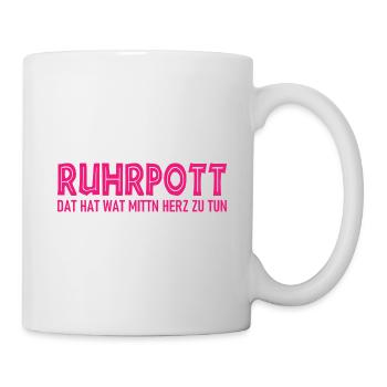 Ruhrpott - Dat hat wat mittn Herz zu tun - Mug - white - Right