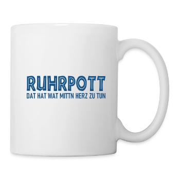 Ruhrpott - Dat hat wat mittn Herz zu tun - Mug - white - Right