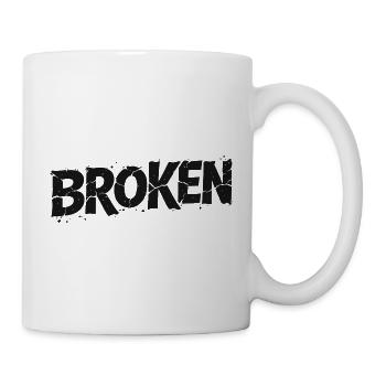 Broken Typo Graffiti - Mug - white - Right