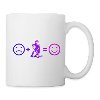 Clean floorball artwork for floorball - Mug - white - Right