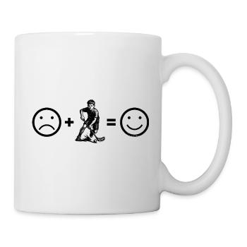 Floorball motif that works immediately - Mug - white - Right