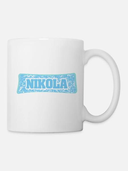 Geschenk für Nikola - Tasse - Weiß