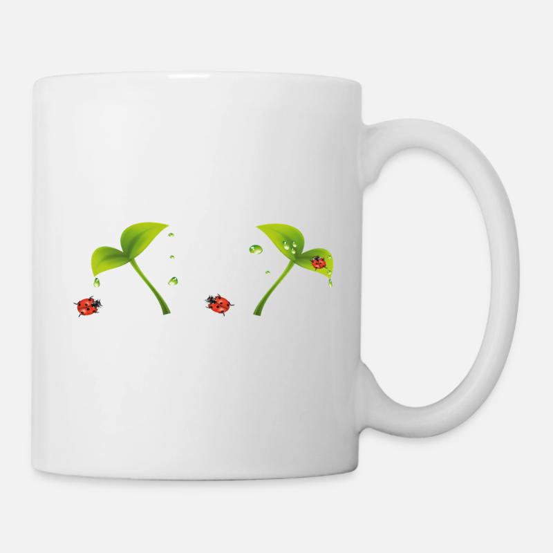 Marienkäfer - Tasse - Weiß
