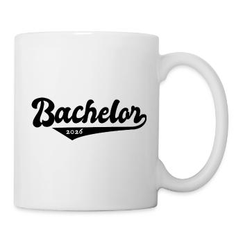 Bachelor 2026 Abschluss Promotion Sponsion - Tasse - Weiß - Rechts