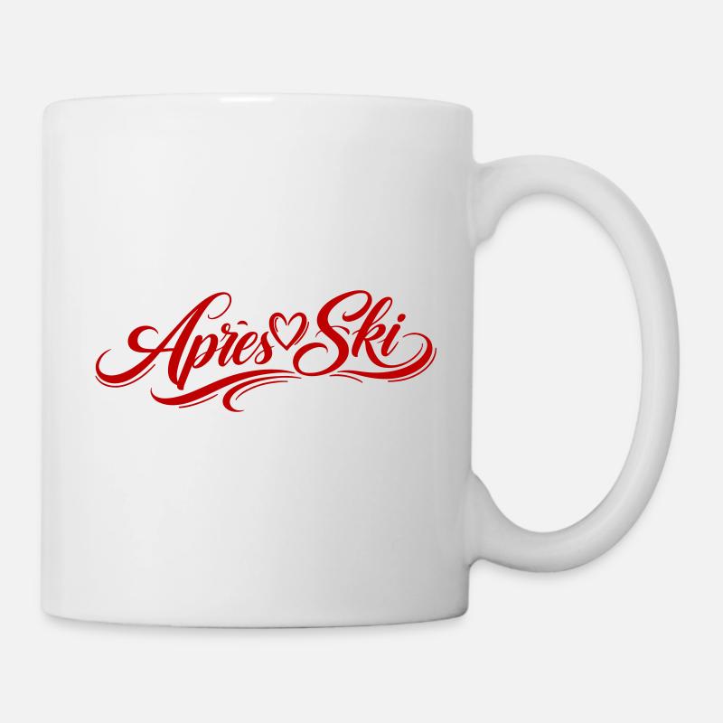 Apres Ski Herz - Tasse - Weiß