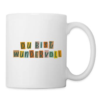 Tu es merveilleuse - Mug blanc - blanc - Droite