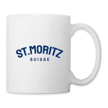 St. Moritz - Suisse - Switzerland - Swiss - Mug - white - Right