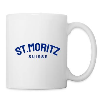 St. Moritz - Suisse - Switzerland - Swiss - Mug - white - Right