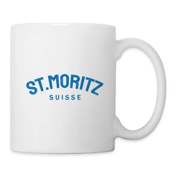 St. Moritz - Suisse - Switzerland - Swiss - Mug - white - Right