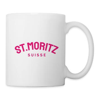 St. Moritz - Suisse - Switzerland - Swiss - Mug - white - Right
