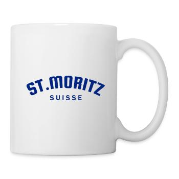 St. Moritz - Suisse - Switzerland - Swiss - Mug - white - Right